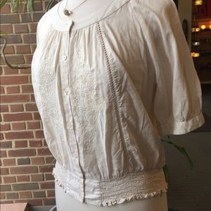 Anthropologie odille romantic  inspired blouse